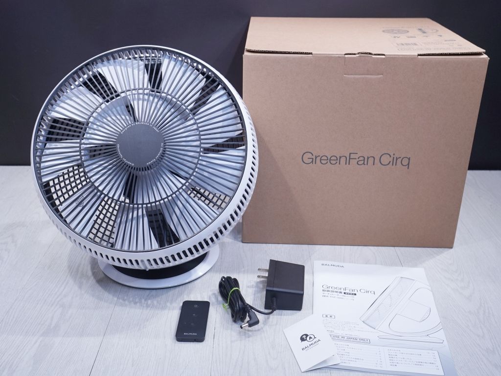 BALMUDA GreenFan Cirq [EGF-3300-WK] BALMUDA EGF-3300