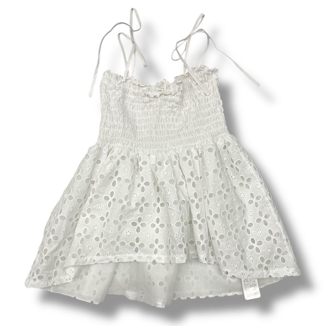 【美品】poppy あさぎーにょ　コットンレースボリュームキャミ poppy あさぎーにょ コットンレースボリュームキャミ - メルカリ