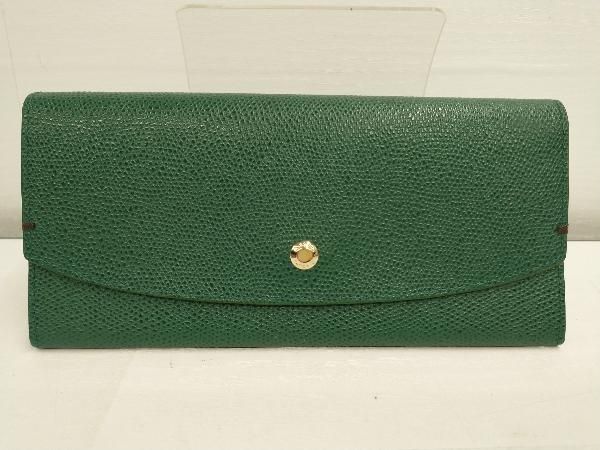 PAUL SMITH ポールスミス 長財布 レザー グリーン