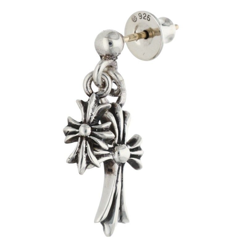 クロムハーツ シルバードロップピアス メンズ