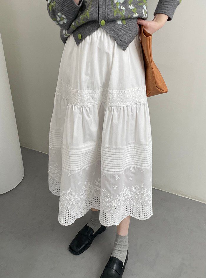 フ スカート レディース 春夏 ロングスカート スカート ボトムス 美ライン 揺れる キレイめ 体型カバーtaochuan23