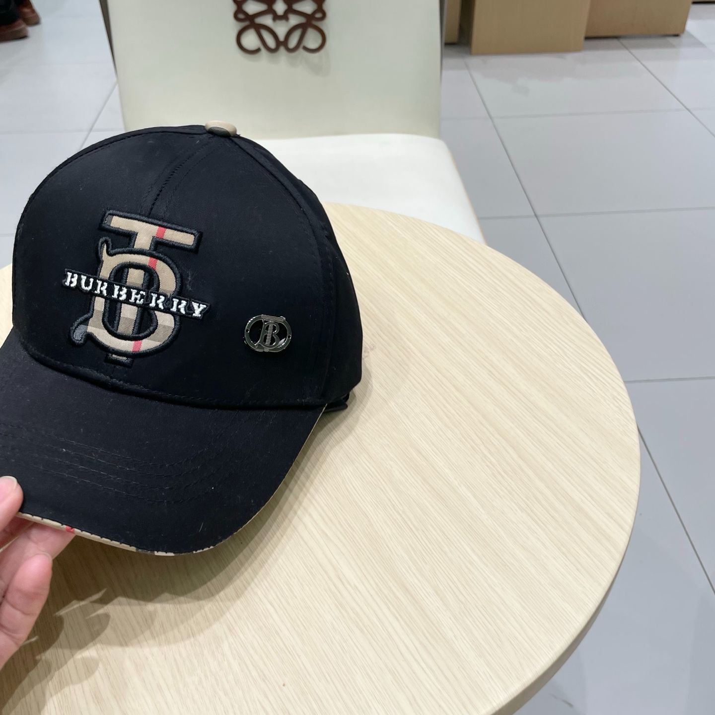 Burberry バーバリー　ベースボール　キャップ　M バーバリー（Burberry）ベースボールキャップ01-3 - メルカリ