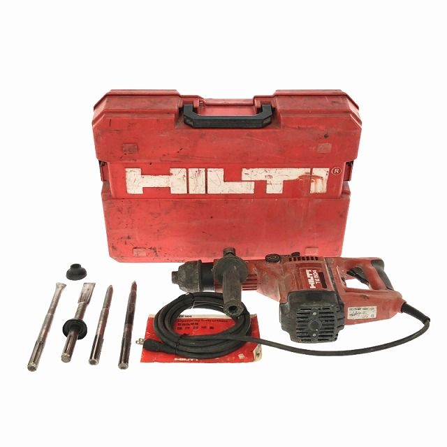 ☆中古品☆HILTI ヒルティ 100V 電動ハンマー TE504 ケース付 電動ブレーカー コンクリートブレーカー コード式電動ハツリ機 98032  - メルカリ