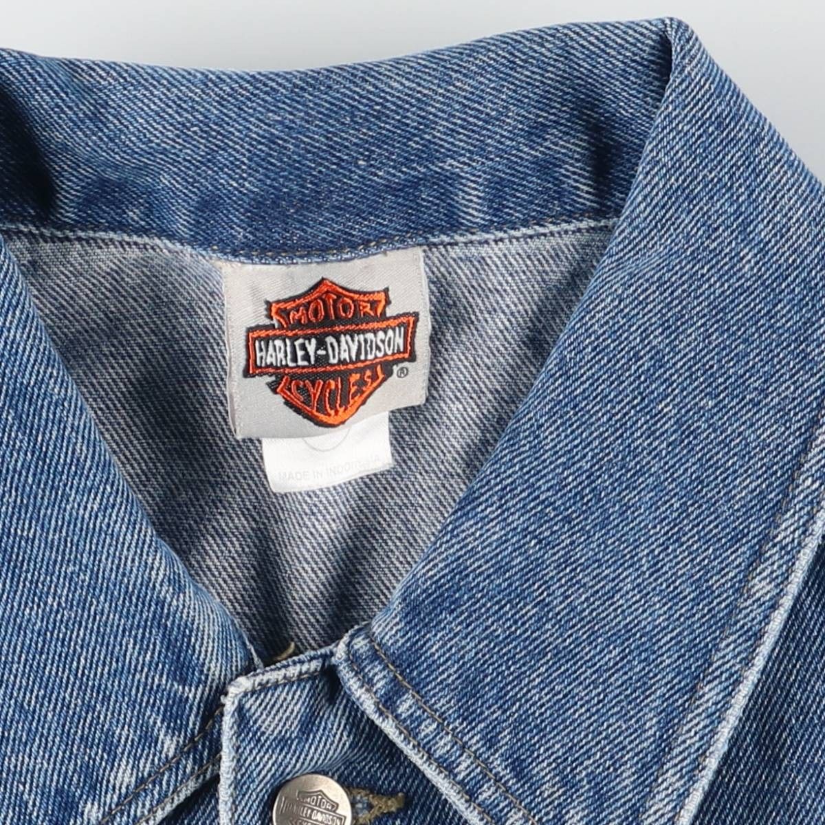 古着 ハーレーダビッドソン Harley-Davidson バックロゴ デニム