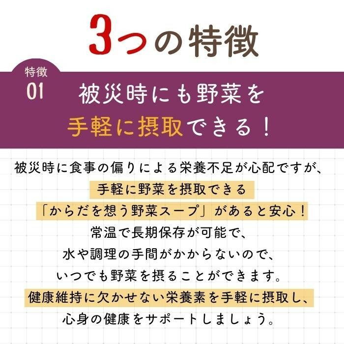 アルファー食品 からだを想う野菜スープ