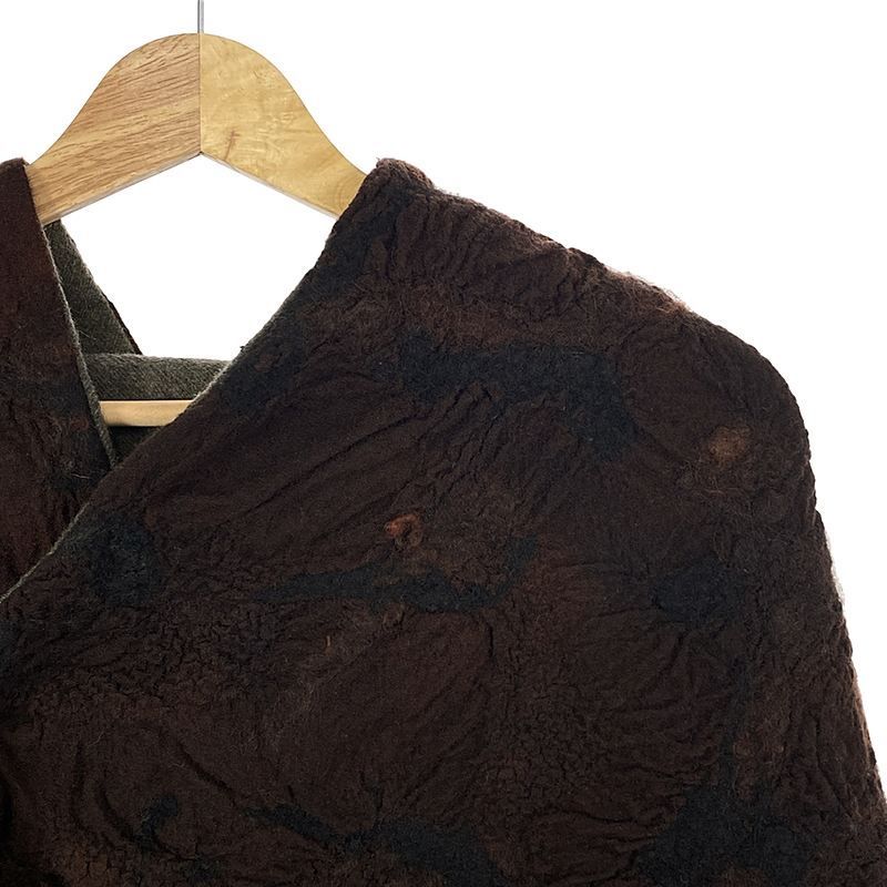 BIEK VERSTAPPEN / ビークファースタッぺン | FELTED WRAP SCARF  