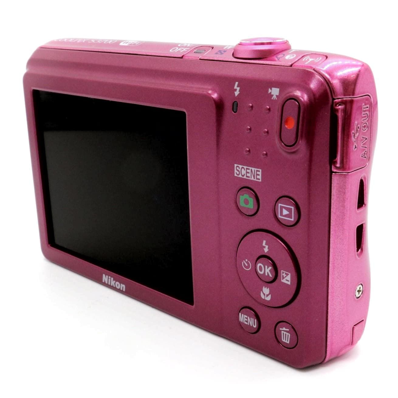美品》 コンパクトカメラ NIKON COOLPIX S3700 ピンク ニコン コンデジ 