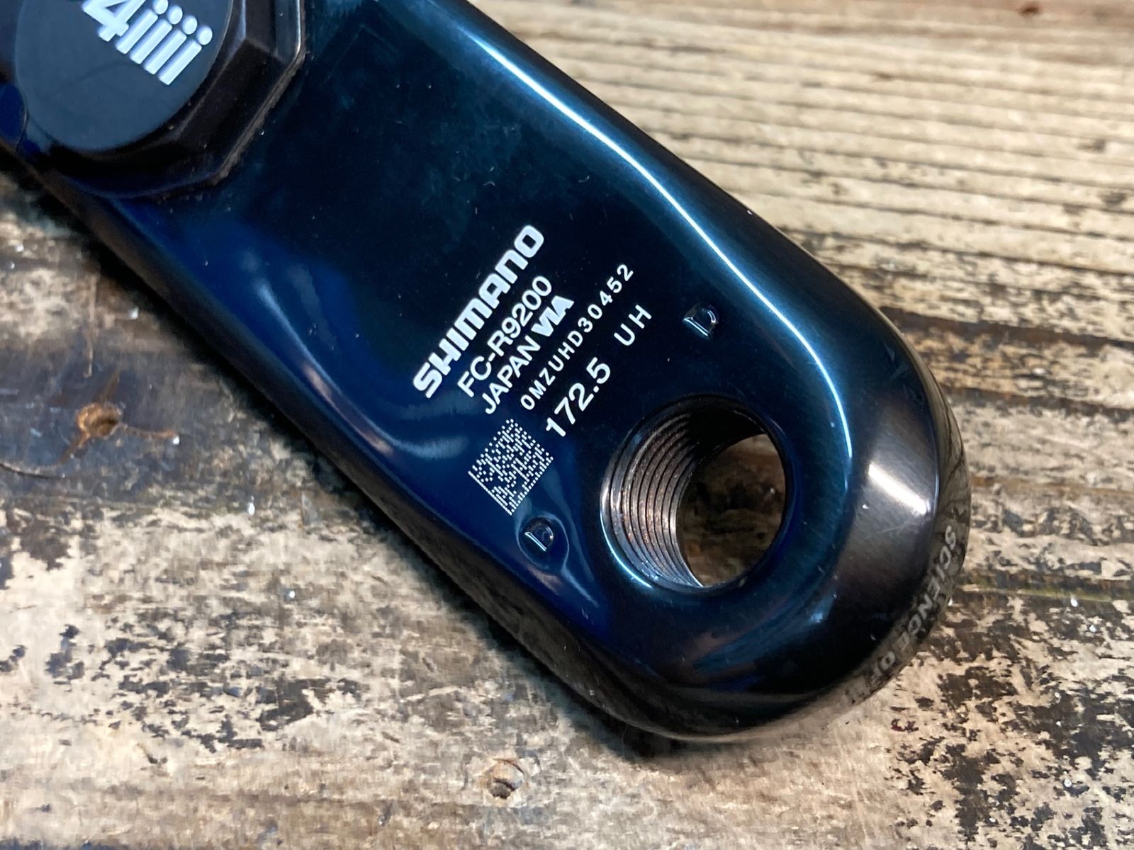 IZ387 シマノ SHIMANO デュラエース DURA-ACE FC-R9200 クランクアームセット 172.5mm 4iiii パワーメーター付き ペアリング 済 BRIGHTFACE_UK