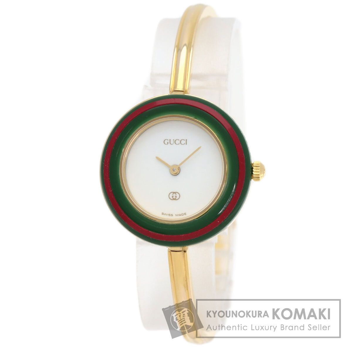 GUCCI グッチ 1100-L チェンジベゼル 替ベゼル付き 腕時計 GP GP レディース