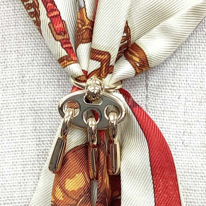 HERMES エルメス スカーフリング チャーム・馬銜 2023秋冬コレクション