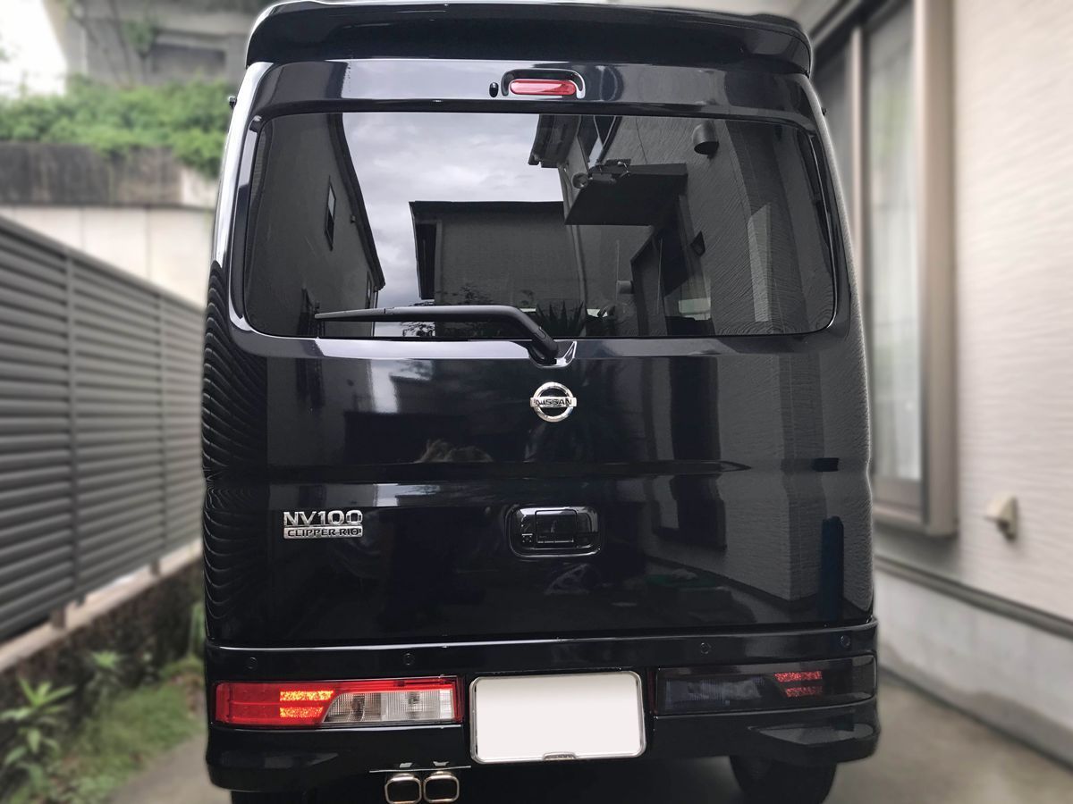 Tint+何度も貼れる エブリイ ワゴン DA17W テールランプ スモーク 