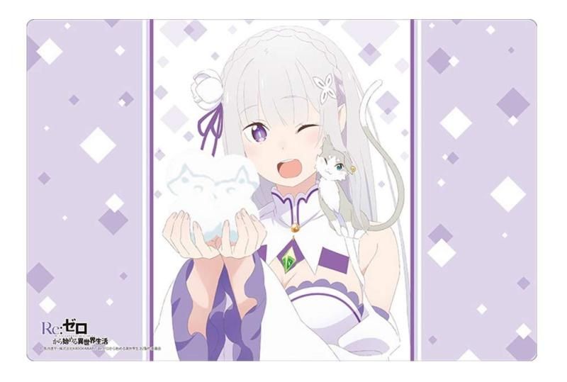 リゼロ　ラバーマット　プレイマット　氷結の絆　エミリア　パック TCG トレカ Amazon.co.jp: リゼロ ラバーマット プレイマット 氷結の絆