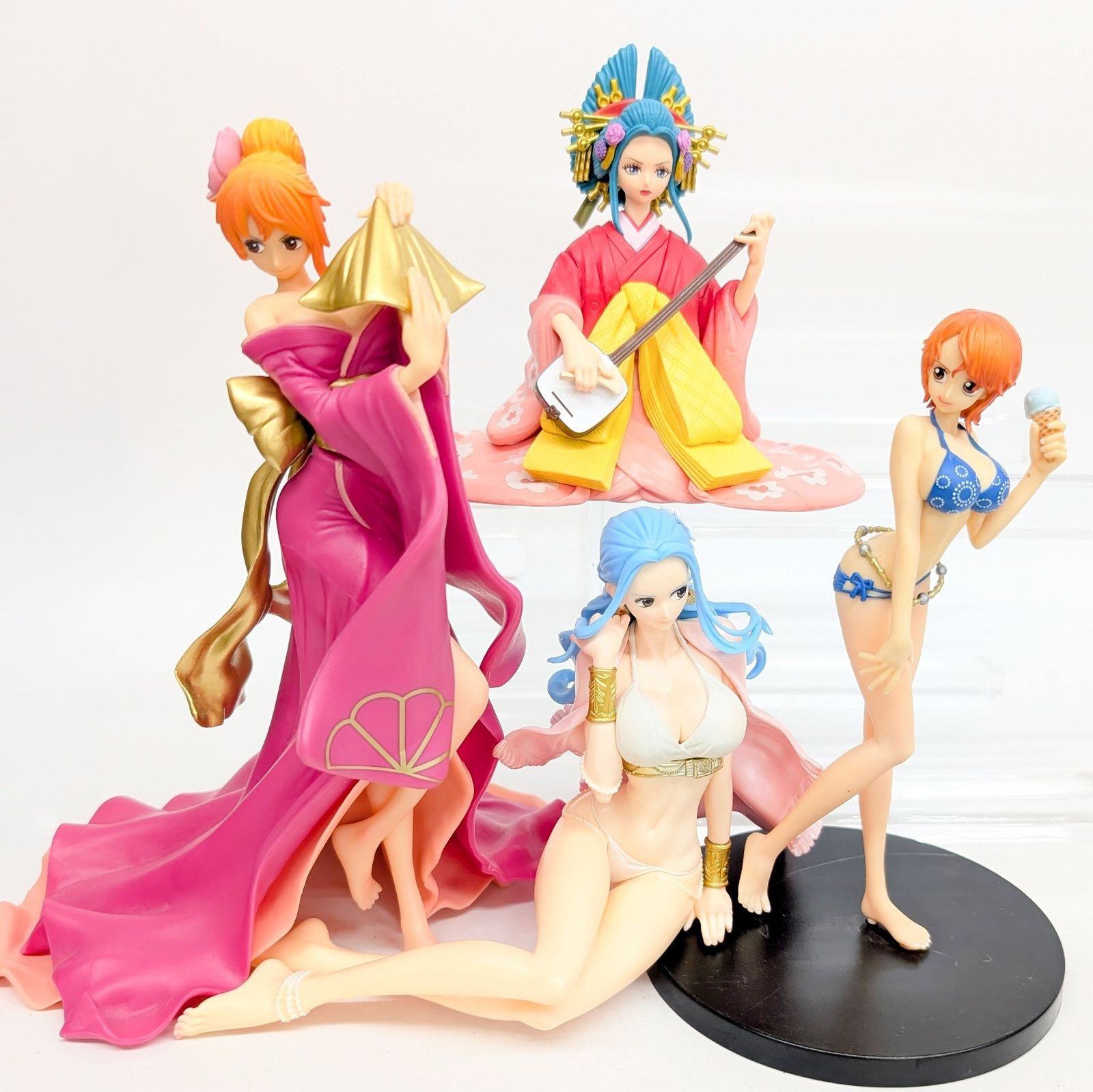 ワンピース ナミ ビビ 美少女 セクシー フィギュア 4点セット - メルカリ