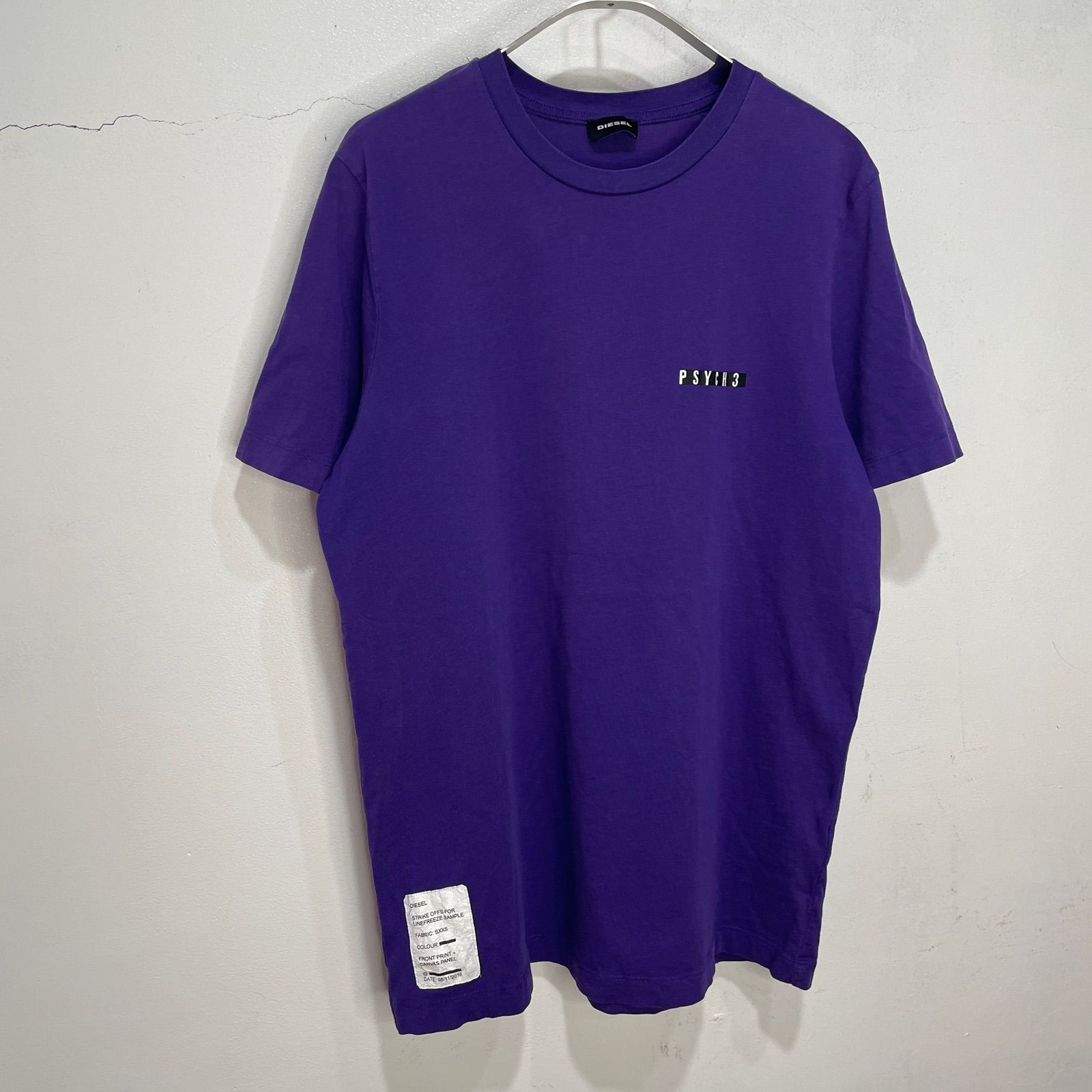 ☆DIESEL☆ディーゼル☆バックプリントTシャツ☆ワンポイントロゴ 
