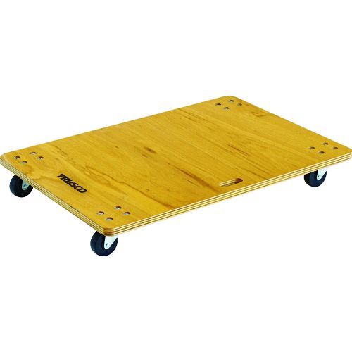 【新品・7営業日以内発送】【個数：1個】トラスコ中山 TRUSCO PC-6090G 合板平台車プティカルゴ ９００Ｘ６００ ゴム車 P PC6090G【沖縄離島販売】