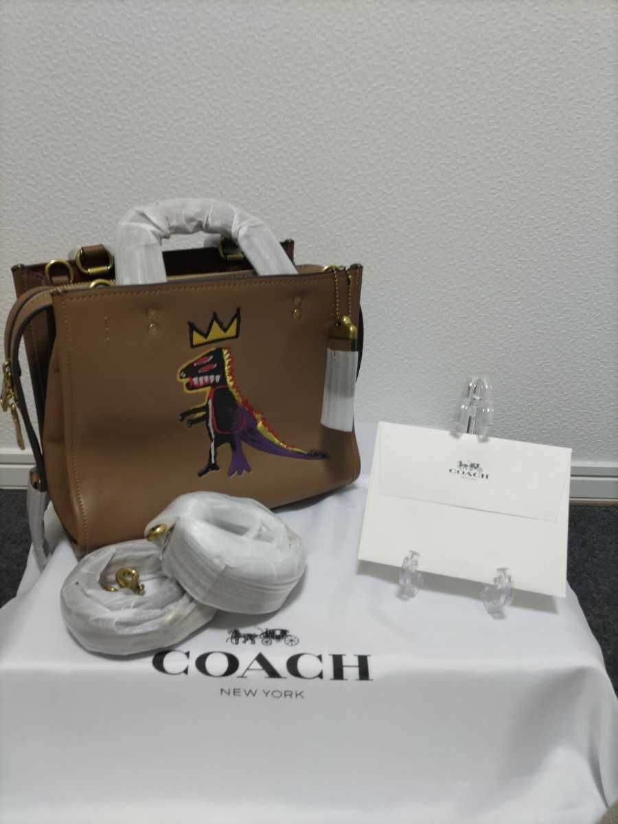 COACH コーチ バスキア 恐竜 ハンドバック ショルダーバック トート