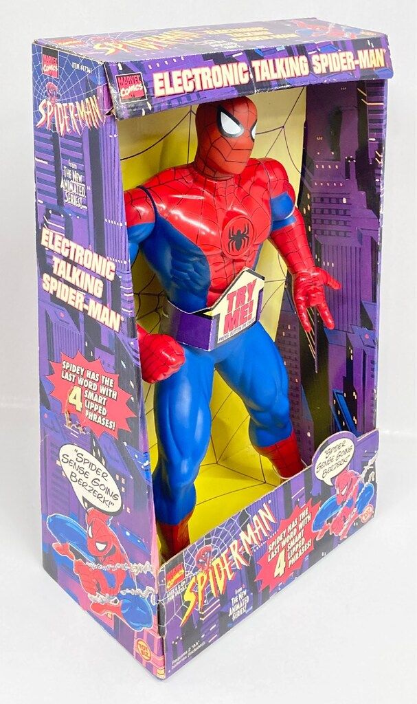 Electronic Spider-Man Talking Toy Biz Marvel 0 Comics 1 Vintage 2