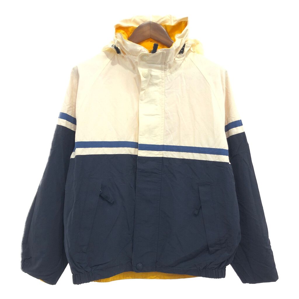 NAUTICA ノーティカ リバーシブル ジップアップ ジャケット アウトドア カジュアル スポーツ ネイビー (メンズ L) 中古 古着 P9965