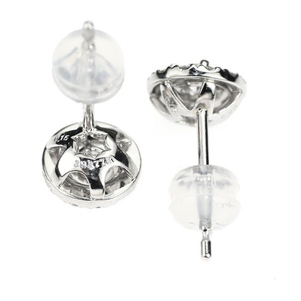 pt900 ダイヤモンドピアス ２点 フォーエバーマーク Pt900 ダイヤモンド ピアス 0.22ct D0.30ct