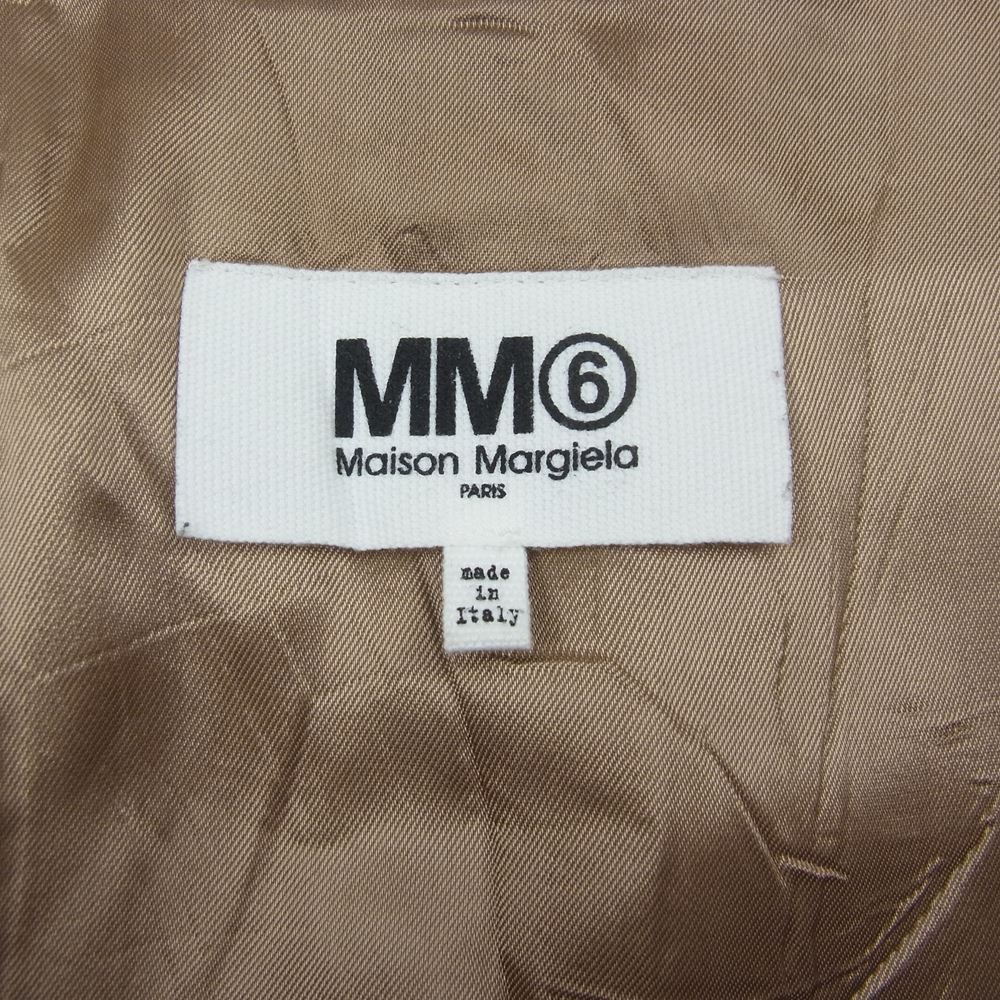 MM6 Maison Margiela しわ加工Vネックワンピース サイズ36 - ロング ...