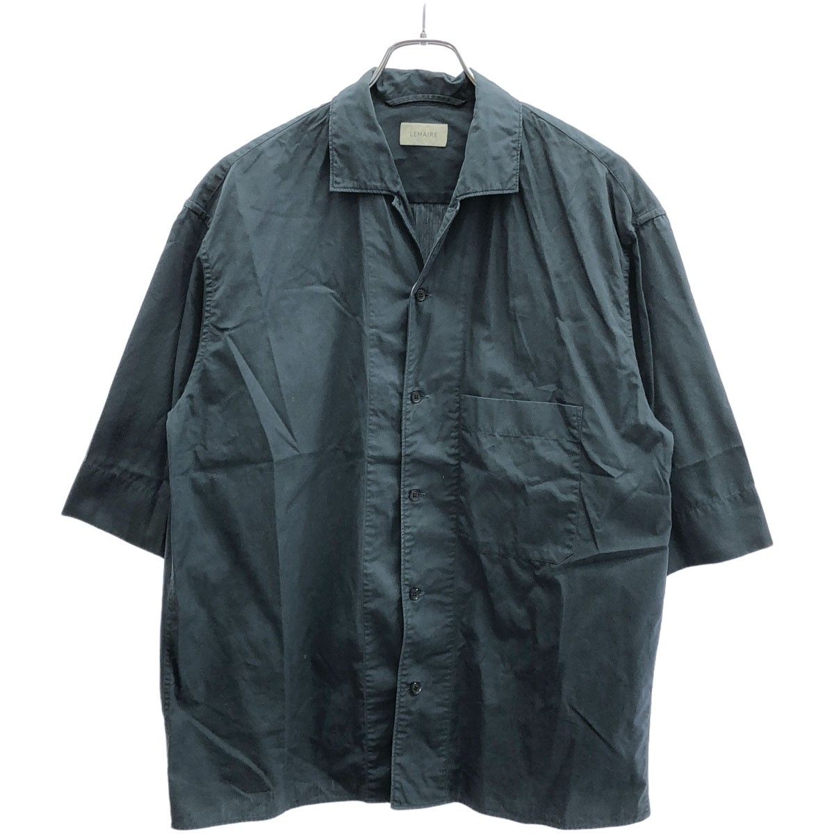 LEMAIRE ルメール 19SS コンバーチブルオープン シャツ M191 SH139 LF273 ブルー系 44