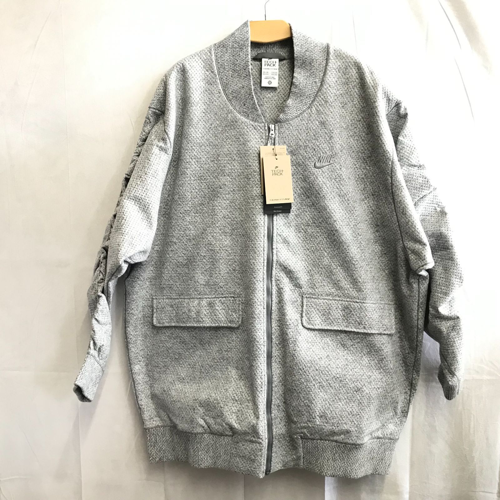 NIKE W FORWARD BOMBER JACKET FD5491-077 ナイキ フォワード ボンバージャケット 2 3XL ライトグレー レディース ファッション