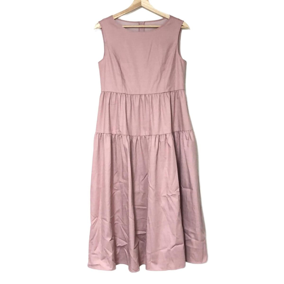 極美品 FOXEY NEW YORK フリルチュニック シャツ ピンク 38 トップス