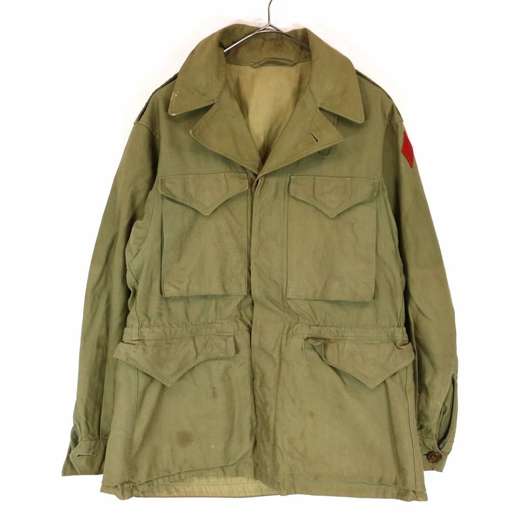 40年代 米軍実物 U.S.ARMY M-43 フィールドジャケット マチ付き