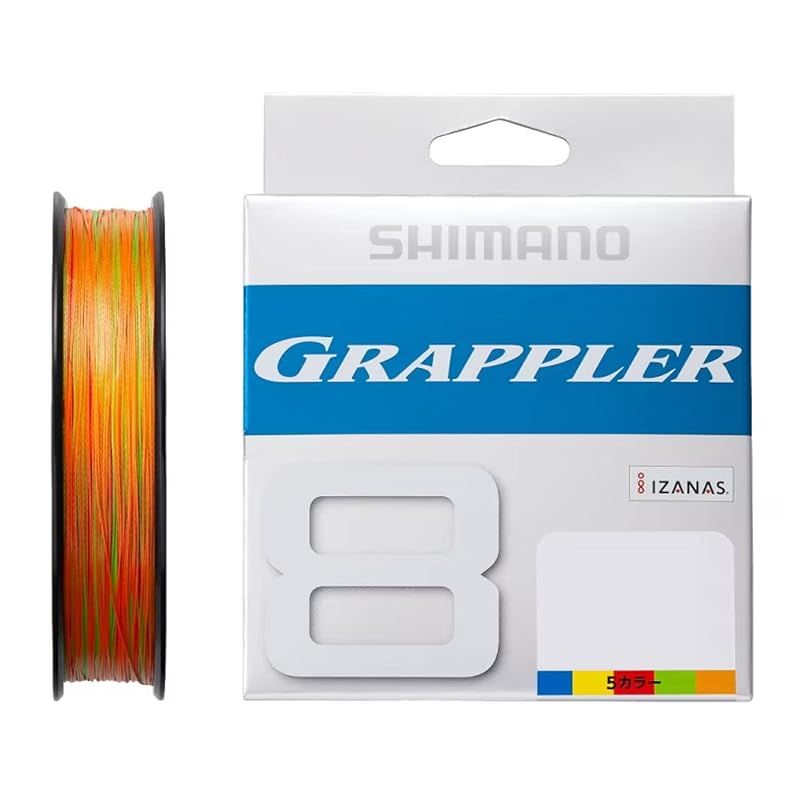 シマノ(SHIMANO) グラップラー8 PE 200m LD-A61U 5カラー (5色×10m) 1.5号 0