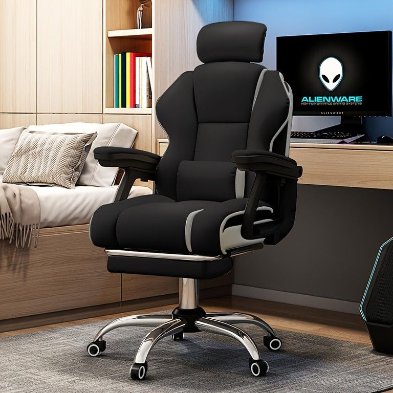 長時間作業を快適に 高機能オフィスチェア ブラウン