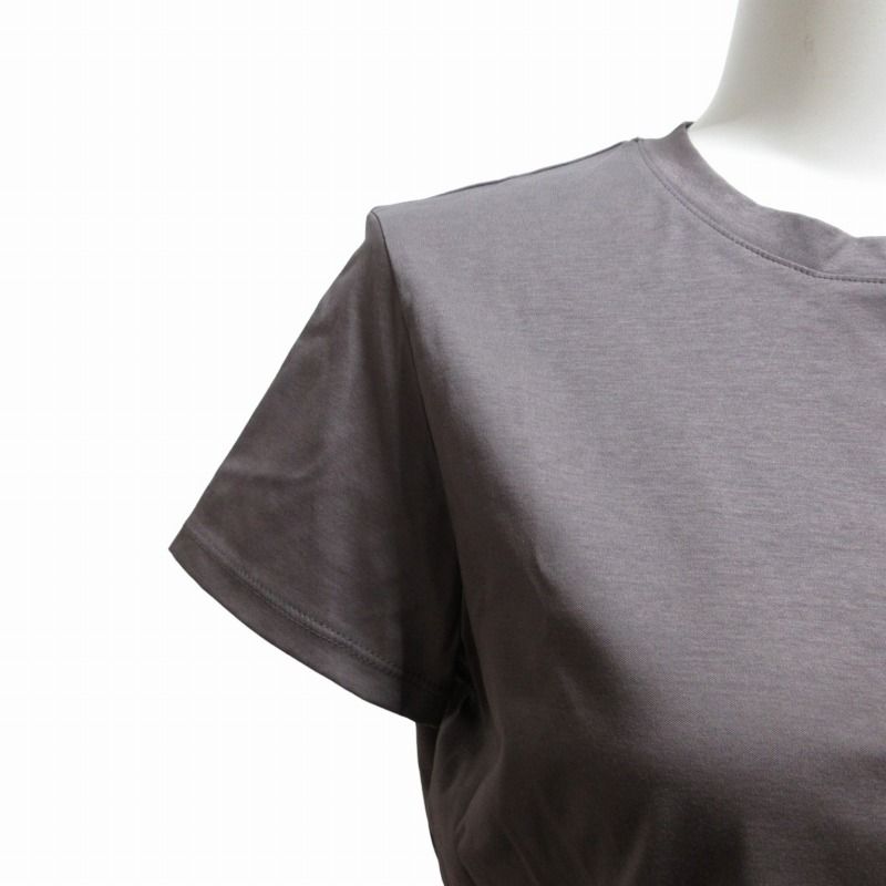 新品theory luxe FELICIE WICROCOTTONカットソー セオリーリュクス theory luxe カットソー Tシャツ 半袖 38 M