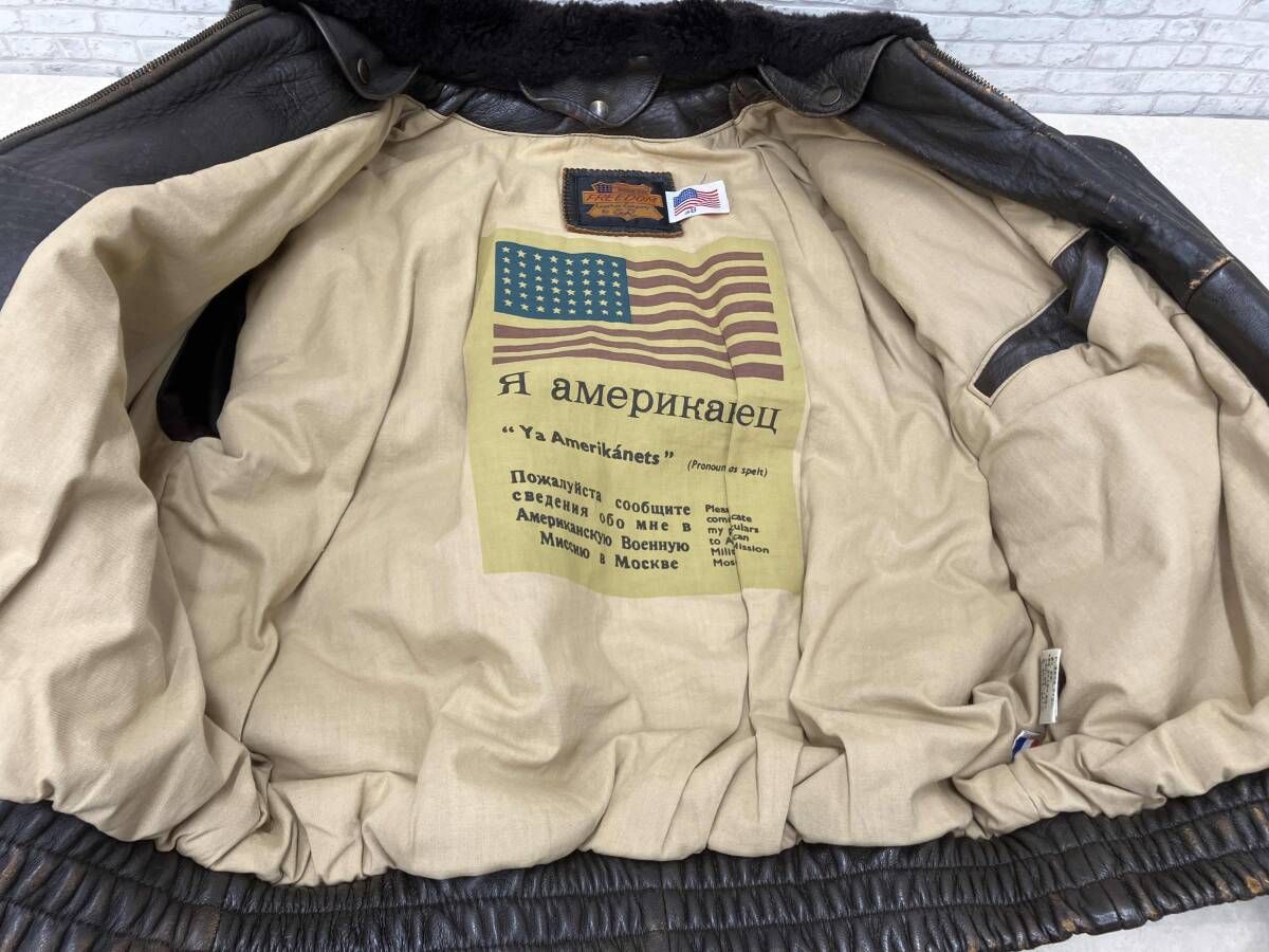 Freedom Leather Company G-1フライトジャケット フリーダムレザー 革