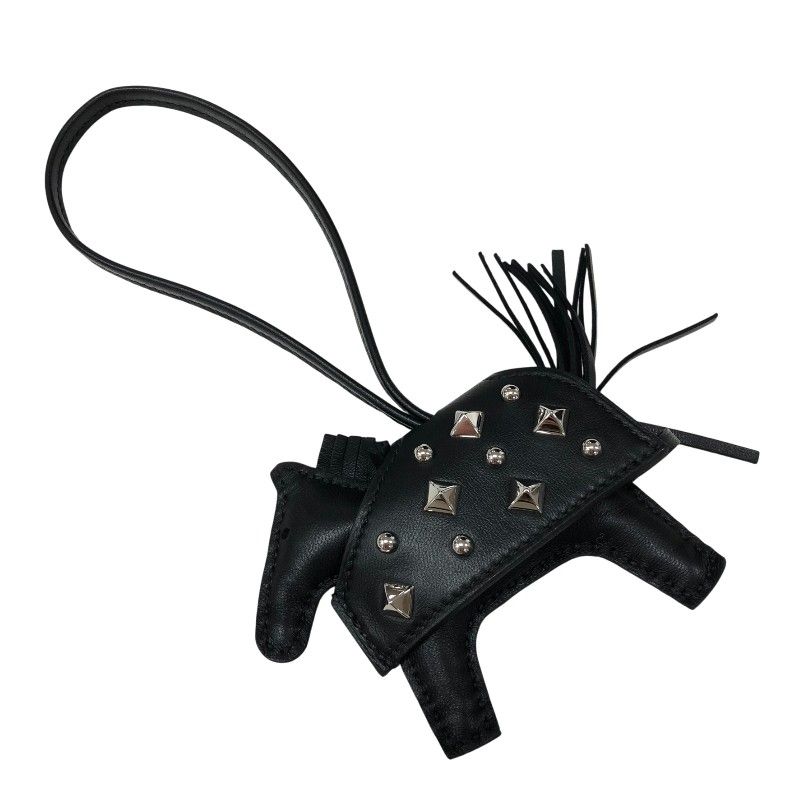 エルメス HERMES ロデオ ロベオロック PM チャーム K刻 ブラック アニョーミロ レディース その他小物