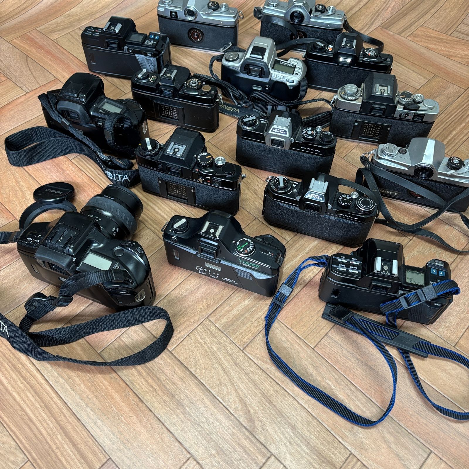 一眼レフカメラ15台セット うち1台レンズ付き