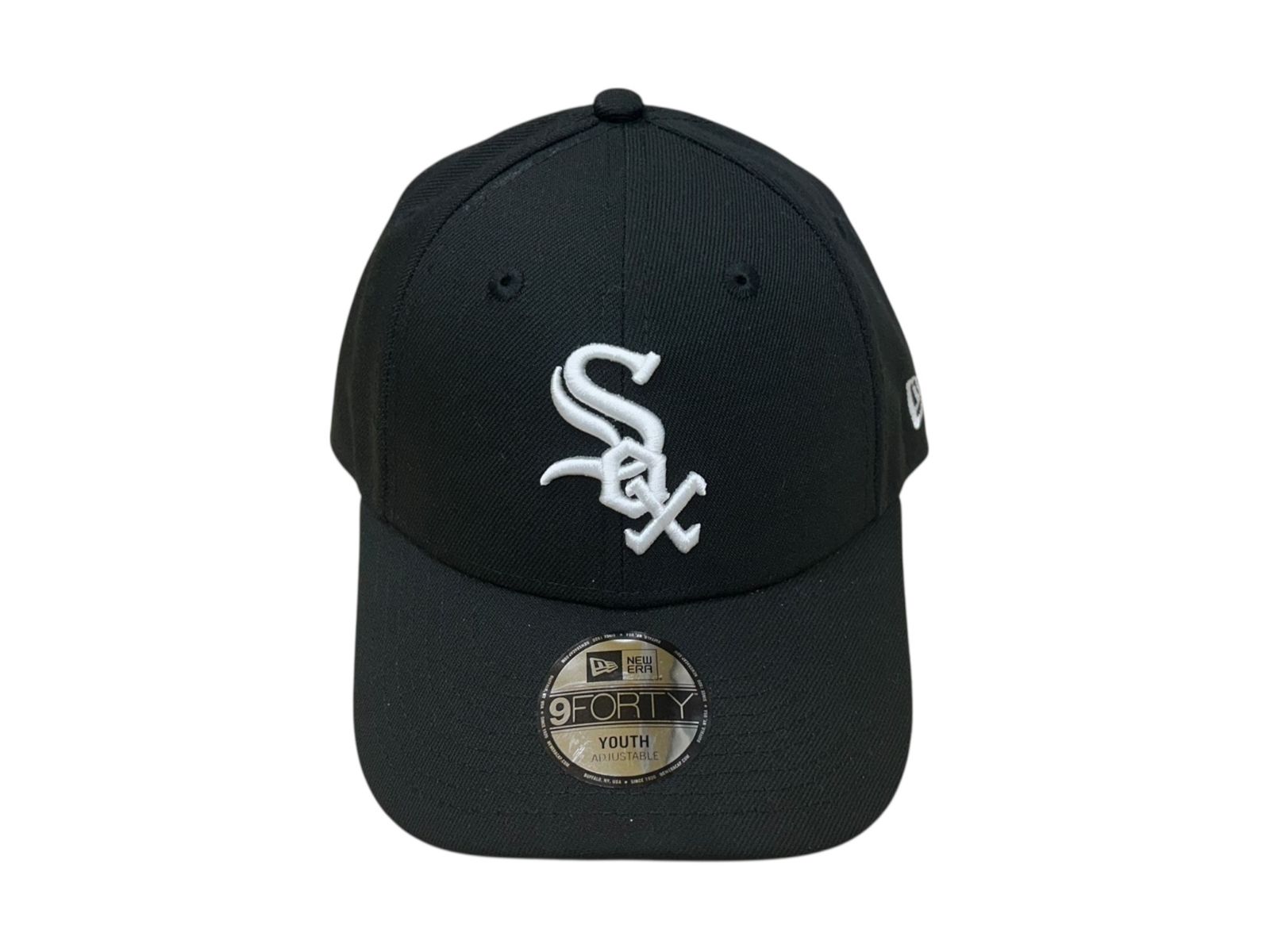 NEWERA (ニューエラ) シカゴ・ホワイトソックス ベースボールキャップ 10047516 F 52〜55.8cm ブラック キッズ レディース/027