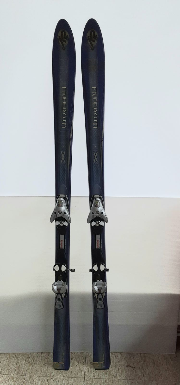 K2 スキー板 SALOMON ビンディング セット 168cm ネイビーブルー