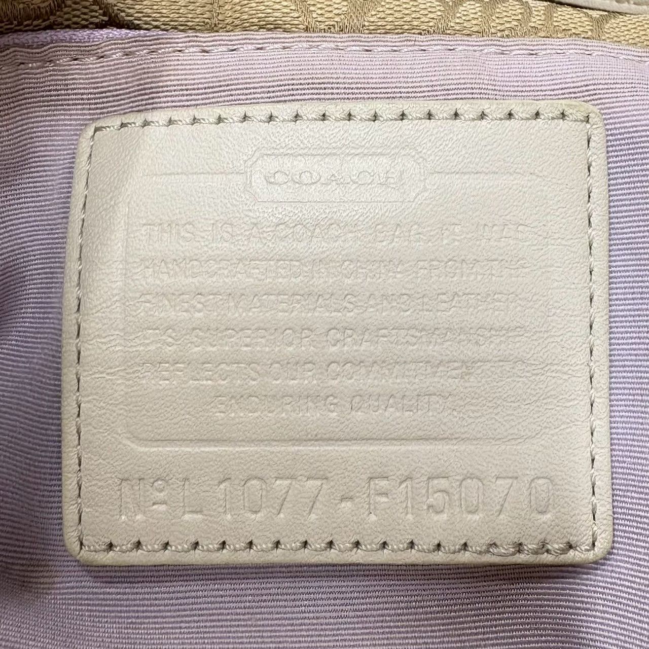 ☆M4 COACH コーチ F15070 ショルダーバッグ キャンバス ホースアンド 