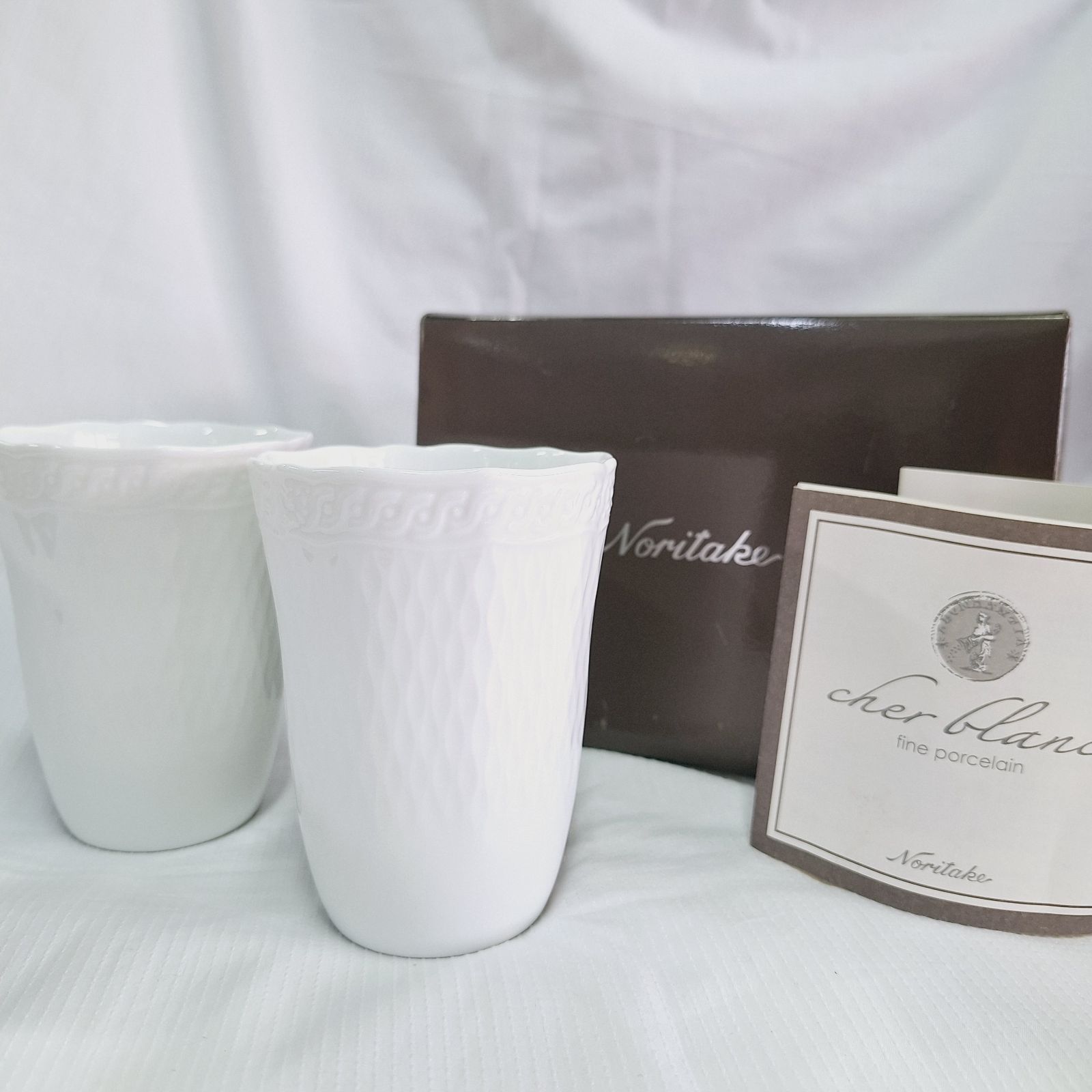 タンブラー Noritake ノリタケ シェール ブラン 2客 Amazon｜Noritake 