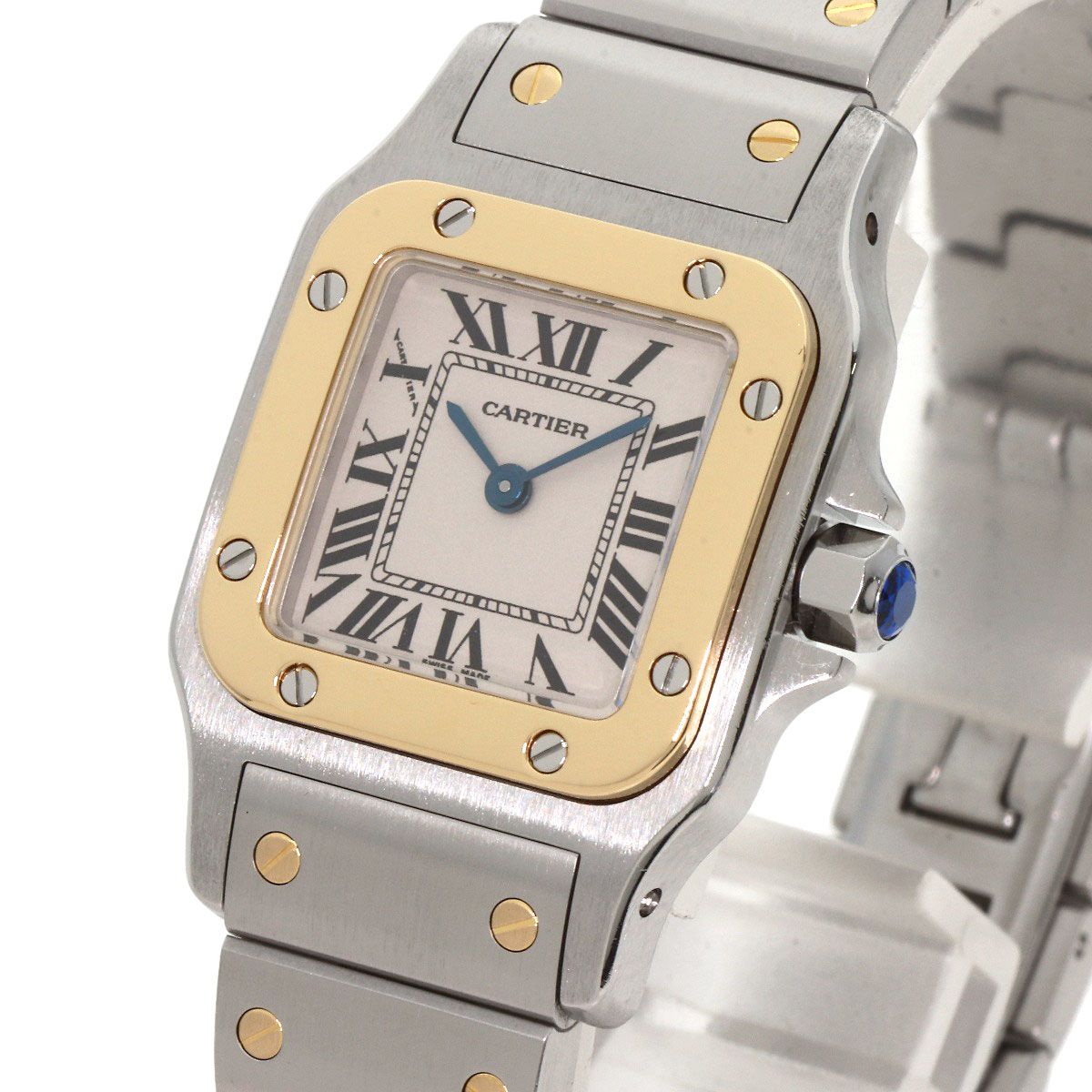 CARTIER カルティエ W20012C4 サントスガルベ SM 腕時計 SS SSxK18YG
