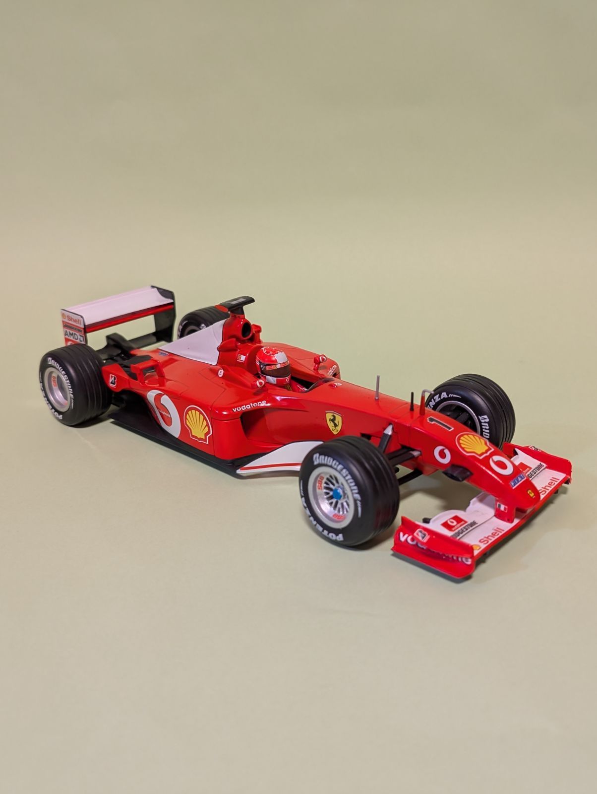 フェラーリ　２００２　プレミアエディション　シューマッハ　＃１　マテル　1／18 2002年序盤戦限定マシン 1/18 マテル フェラーリF2001 2002年モデル