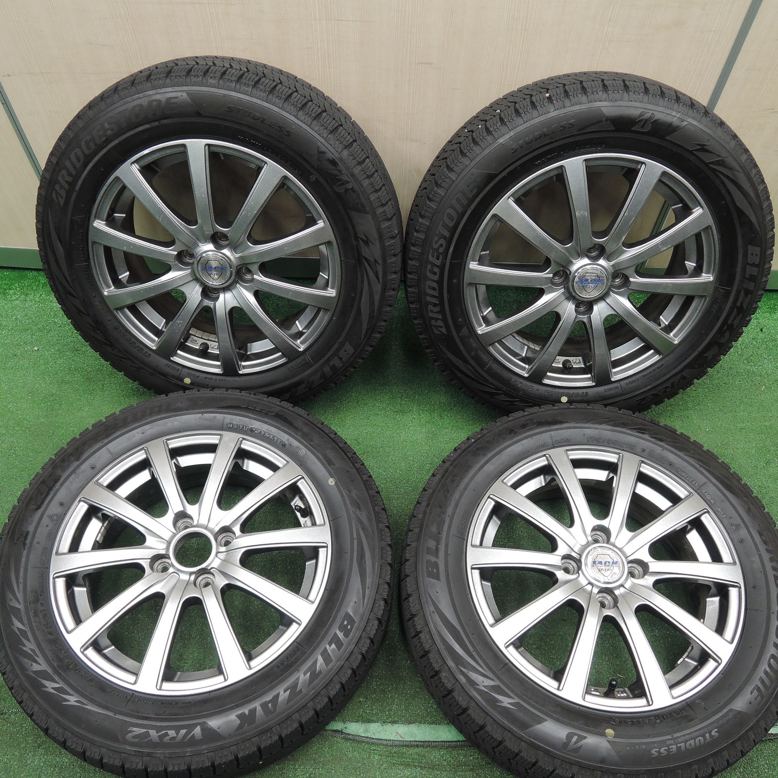 送料無料*バリ溝！8.5分☆スタッドレス 175/65R15 ブリヂストン ブリザック VRX2 ZACK JP-110 MONZA ザック  15インチ PCD100/4H☆3112310HAス - メルカリ