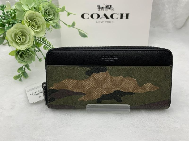 コーチ COACH 財布 長財布 ロングウォレット ラウンドファスナー