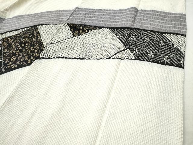 平和屋着物○訪問着 総絞り 吉祥草花文 正絹 逸品 CAAS7441yc