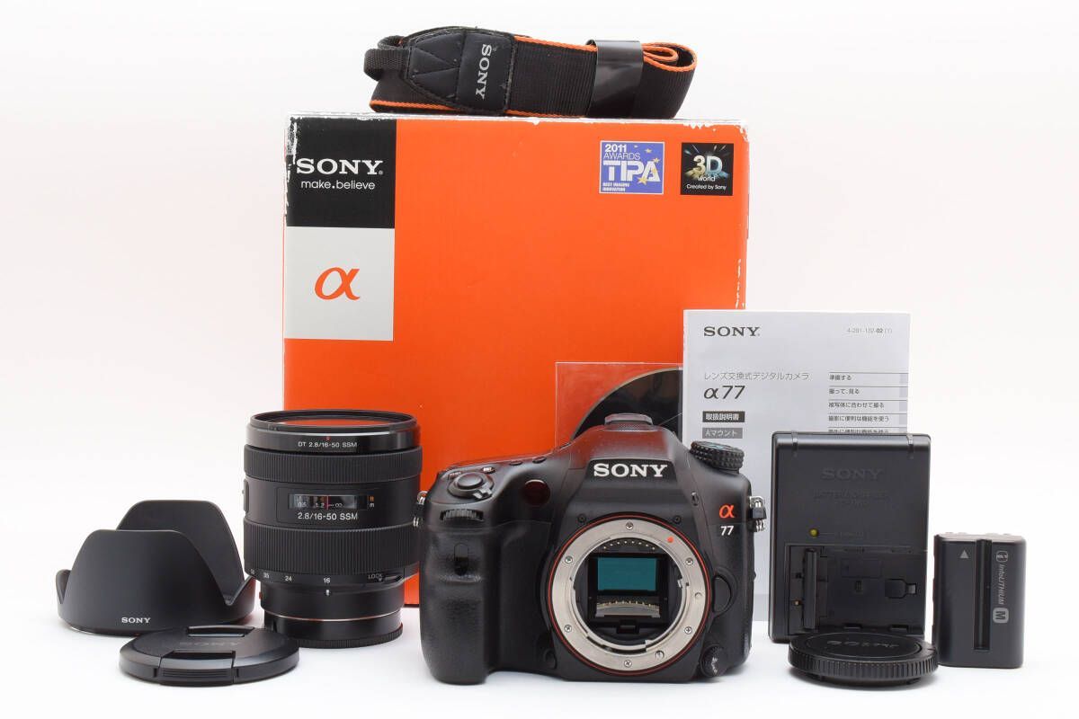 ソニー α77 DT16-50mm F2.8 セット α77 SLT-A77VQ 中古ソニー SONY α77