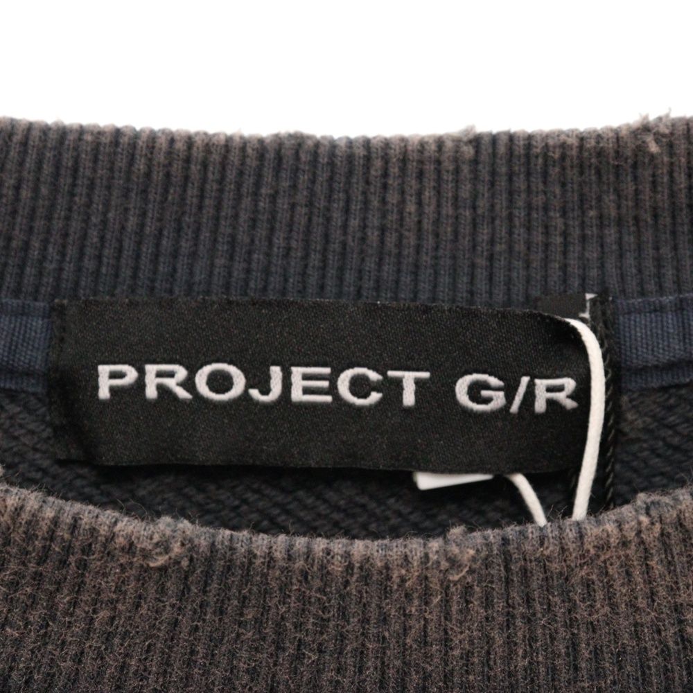 PROJECT G/R (プロジェクトジーアール) 24AW SIN WASHED SWEATSHIRT  