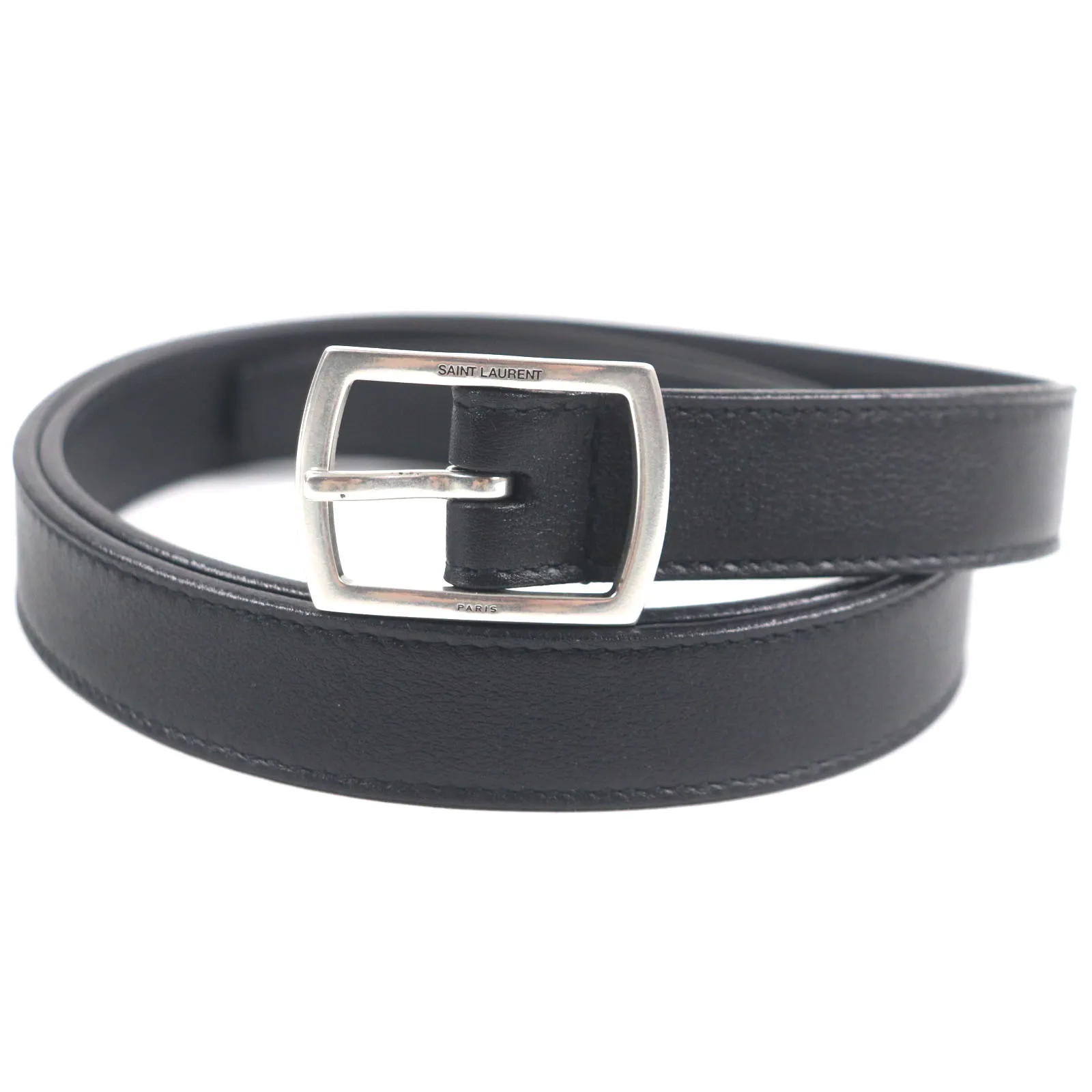 極美品■サンローラン スタッズ ベルト エディ期 13AW ゴールド金具 黒色 極美品□サンローラン スタッズ ベルト エディ期 13AW ゴールド