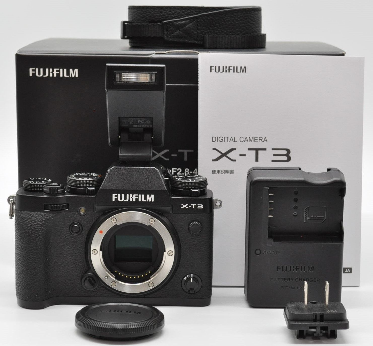 極上美品！！＞ フジフィルム Fujifilm X-T3 ボディ ブラック ※※ショット数、３４回！！※※ ♪元箱＆フラッシュ＆説明書付き♪ -  メルカリ