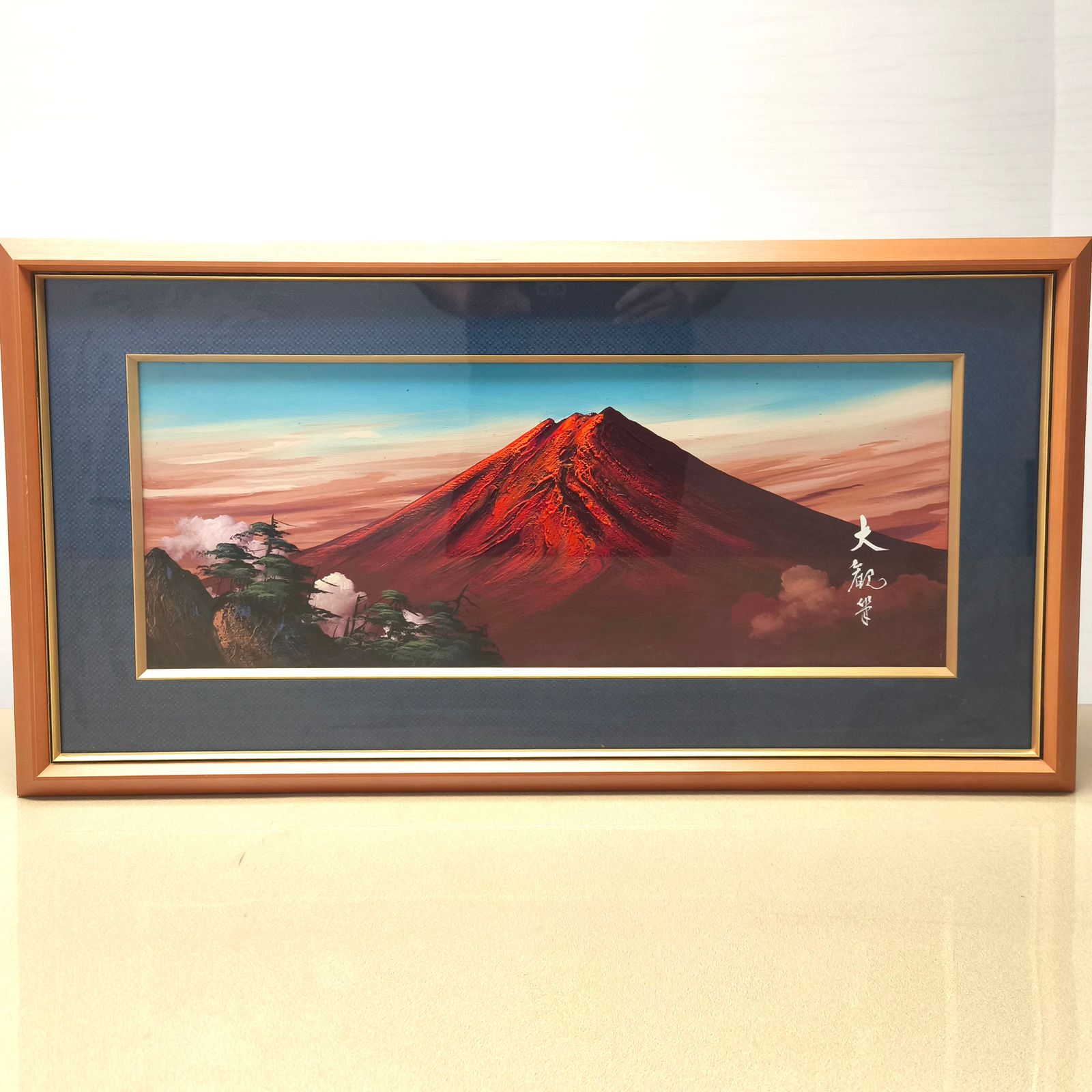 赤富士 赤富士・絵画・作者不明・No.250929-01・梱包サイズ140 - メルカリ