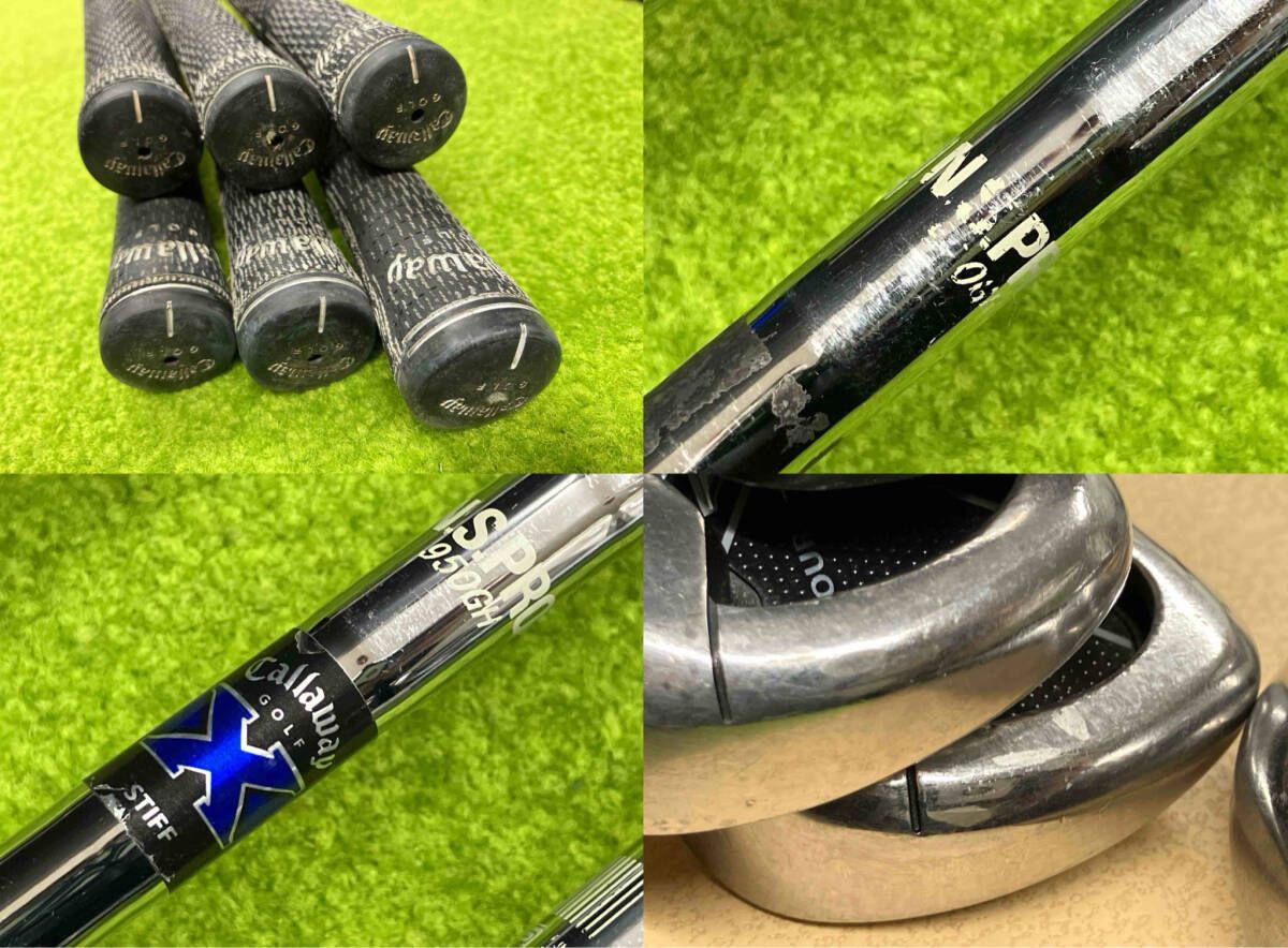 Callaway X-20 TOUR N.S.PRO 950GH X STIFF 4.6.7.8.9.P 6本