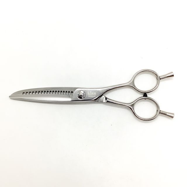 kissキッスシザー S-18-Co メガネ シザー セニング 美容ハサミ すきばさみ 美容師 理容師 約40% 右利き 6インチ sc2549